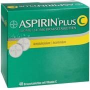 Bayer Vital ASPIRIN PLUS C, 40 Brausetbl.