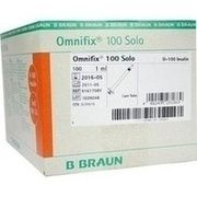 B.Braun OMNIFIX INSULIN EINM.SPR.F.U 100 INSULIN, 1 ml