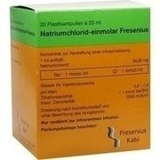 Fresenius Kabi KOCHSALZLÖSUNG FRES.5,85% PLASTIKFL., 20 x 20 ml