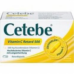 STADA Consumer Health CETEBE VITAMIN C RETARD500, 30 Kps. (N2)