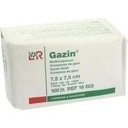 Lohmann & Rauscher GAZIN KOMPRESSE 7,5X7,5CM 8FACH UNSTERIL