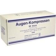 KERMA Verbandstoff AUGENKOMPRESSEN UNSTERIL 5,8X7CM, 50 St.