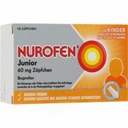 Reckitt Benckiser NUROFEN JUNIOR ZAEPFCHEN 60 MG, 10 St.