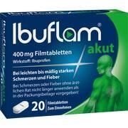 A. Nattermann & Cie. IBUFLAM AKUT 400 MG FILMTABLETTEN, 20 St.