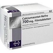 CALCIUMACETAT NEFRO 700MG, 200 Filmtbl. (N3) 700 mg