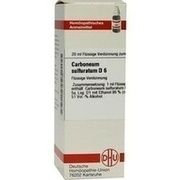 DHU-Arzneimittel CARBONEUM SULFURAT. D 6 DIL., 20 ml