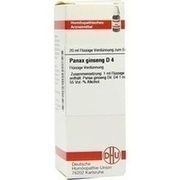 DHU-Arzneimittel PANAX GINSENG D 4 DIL. 20 ML DILUTION