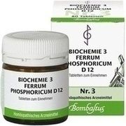 Bombastus-Werke BIOCHEMIE 3 FERRUM PHOSPHORICUM D 12 TAB