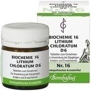 Bombastus-Werke BIOCHEMIE 16 LITHIUM CHLORATUM D 6 80 (04324811)