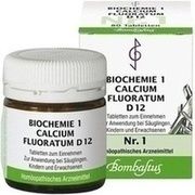 Bombastus-Werke BIOCHEMIE 1 CALCIUM FLUORATUM D 12 TABL 80 ST