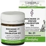Bombastus-Werke BIOCHEMIE 21 ZINCUM CHLORATUM D6 TABLETTEN