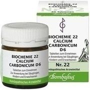 Bombastus-Werke BIOCHEMIE 22 CALCIUM CARBONICUM D 6 TABL., 80 St.