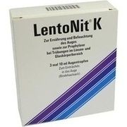 Optima Pharmazeutische LENTO NIT K AUGENTROPFEN, 3 x 10 ml