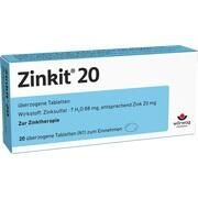 Wörwag Pharma ZINKIT 20 DRAGEES, 20 St.