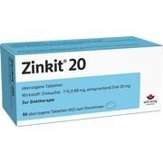 Wörwag Pharma ZINKIT 20 DRAGEES, 50 St.