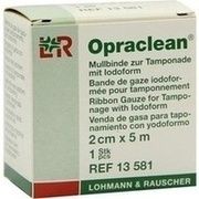 Lohmann & Rauscher OPRACLEAN MULLBINDE Z.TAMPON.M.JODOFORM 2CMX5M