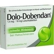 Reckitt Benckiser DOLO DOBENDAN 1.4 MG/ 10 MG LUTSCHTABL 24 ST