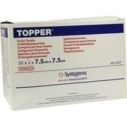 Solventum TOPPER SCHLITZKOMPR. STERIL, 7,5 x 7,5 cm