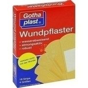 Gothaplast Wundpflaster wasserabweisend / robust 4 Größen 18 Stk.