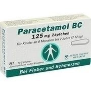 Berlin-Chemie PARACETAMOL BC 125 MG, 10 Zäpf. (N1) 125 mg