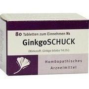 Schuck GINKGOTABLETTEN, 80 St.