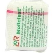 MOLLELAST ELASTISCHE FIXIERBINDE, weiß, 4 m x 4 cm
