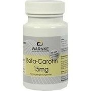 Warnke Vitalstoffe BETA CAROTIN KAPSELN 15 MG, 100 St.