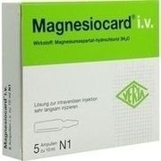Verla-Pharm Arzneimittel MAGNESIOCARD IV, 5 Amp. (N1) i.v.