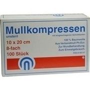 FESMED MULLKOMPRESSE 10X20 8FACH UNSTERIL