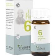 Pflüger BIOCHEMIE PFLUEGER KALIUM SULFURICUM 6 D TABL 100 