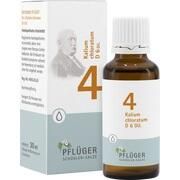Pflüger BIOCHEMIE 4 PFLUEGER KALIUM CHLORATUM D 6 TROPFEN 