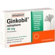 Ratiopharm GINKOBIL-ratiopharm 40 MG FILMTABL 30 ST