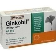 Ratiopharm GINKOBIL-ratiopharm 40 FILMTABL MG 120 ST