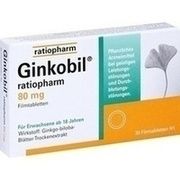 Ratiopharm GINKOBIL-ratiopharm 80 MG FILMTABL 30 ST