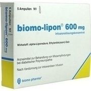biomo pharma BIOMO LIPON 600MG, 5 Amp. (N1)