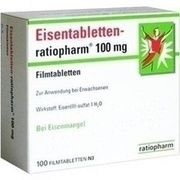 Ratiopharm EISENTABL MG 100 FILMTABL ST