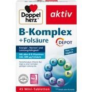 Doppelherz aktiv B-Komplex + Folsäure Depot Tabletten 45 Stk.