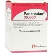 NORDMARK Pharma PANKREATAN 36000, 50 Kps. (N1) 36.000