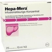 Merz Therapeutics HEPA MERZ INFUSIONSKONZ, 25 Amp. 10 ml