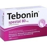 TEBONIN SPEZIAL 80MG, 120 Filmtbl. (N3) Tebonin spezial 80 mg TEBONIN SPEZIAL 80MG, 120 Filmtbl. (N3) Tebonin spezial 80 mg