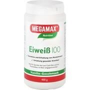 MEGAMAX Eiweiß 100 Vanille Pulver 400 g