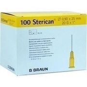 B.Braun STERICAN 20GX1 KAN0.9X25MM BRAU KAN, 100 St.