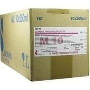 MANNITOL INFUSIONSLOE 10, 10 x 250 ml (N3) Glasfl. 10%