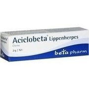 betapharm Arzneimittel ACICLOBETA LIPPENHERPES, 2 g (N1)