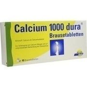 CALCIUM 1000 DURA BRAUSETA, 40 Brausetbl. (N2) 1000 mg