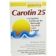 Burton Feingold Carotin 25 Feingold Kapseln 40 Stk.