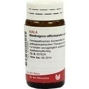 Wala MANDRAGORA OFFICINARIUM E RADICE D4 GLOBULI