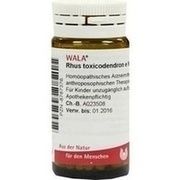 Wala RHUS TOX. E FOL. D 6 GLOBULI, 20 g