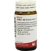 Wala SULFUR D 6 GLOBULI 20 G GLOBULI