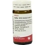 Wala SULFUR D 12 GLOBULI, 20 g